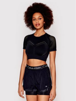 T-shirt slim Calvin Klein Performance noir