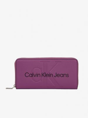 Pénztárca Calvin Klein Jeans lila
