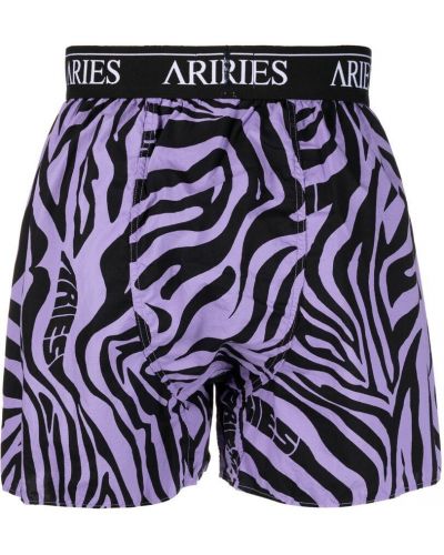Calcetines con estampado Aries violeta