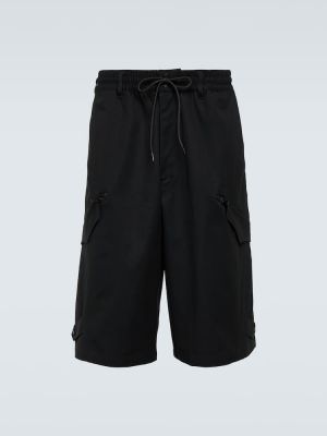 Pantalones cortos de algodón Y-3 negro