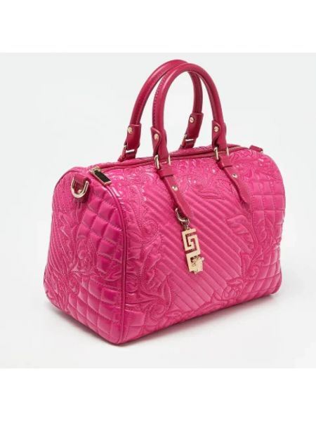 Bolsa de cuero Versace Pre-owned rosa