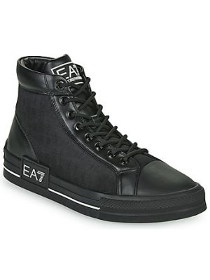 Sneakers in tessuto jacquard Emporio Armani Ea7 nero