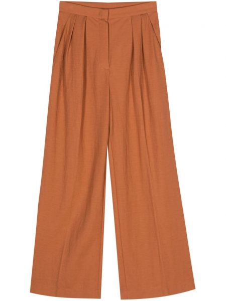 Pantalon droit taille haute Harris Wharf London orange