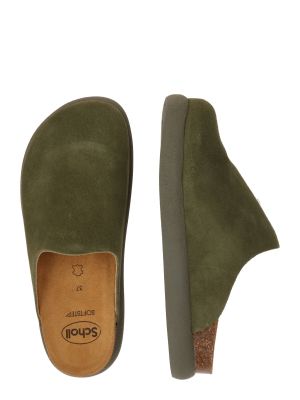Domáce papuče Scholl zelená