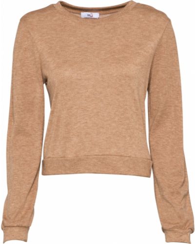 Меланжов пуловер Wal G. кафяво