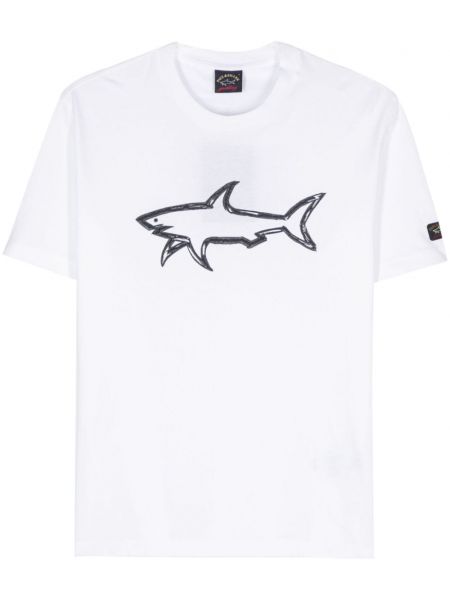 T-shirt aus baumwoll mit print Paul & Shark