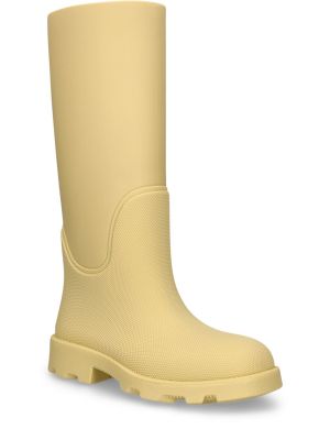 Stivali di gomma Burberry giallo