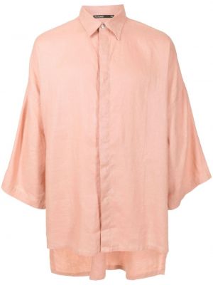 Λινό πουκάμισο Handred ροζ