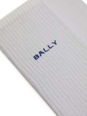 Siuvinėtos kojines Bally balta