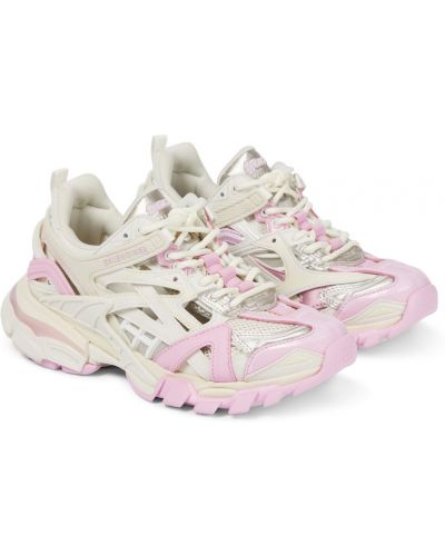 Sneakers in mesh Balenciaga Track rosa
