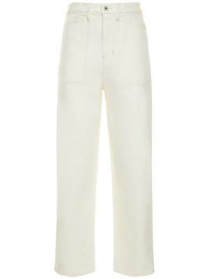 Jeans en coton Kenzo Paris blanc