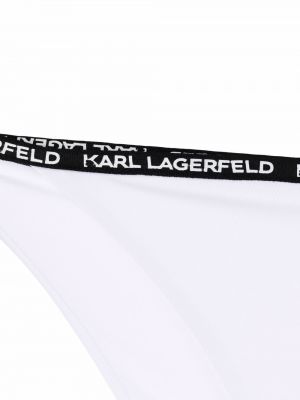 Bikini wsuwany Karl Lagerfeld biały