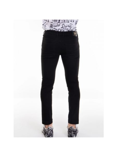 Vaqueros skinny con bolsillos Versace Jeans Couture negro