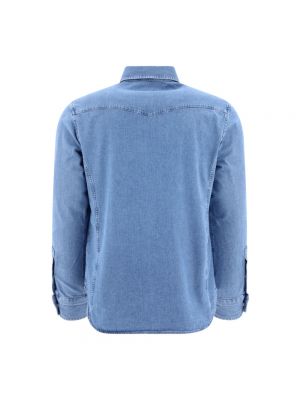 Camisa vaquera slim fit Tom Ford azul