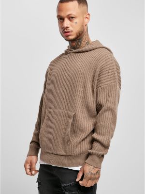 Пуловер Urban Classics кафяво