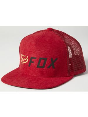 Кепка с прямым козырьком Fox красная