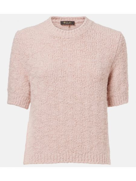 Kashmir silke top Loro Piana pink