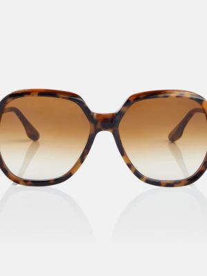 Круглые солнцезащитные очки Victoria Beckham коричневый