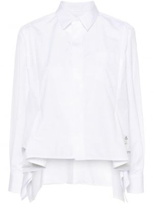 Bavlněná košile Sacai bílá
