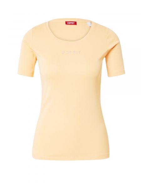 Priehľadné tričko Esprit oranžová