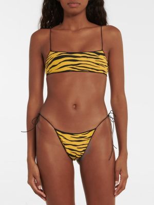 Bikini cu imagine cu model zebră Tropic Of C