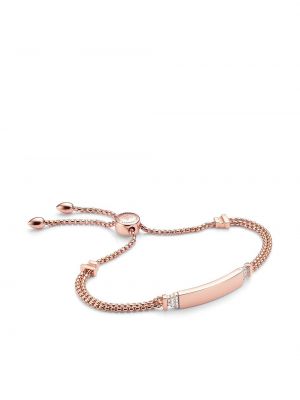 Bracelet chaîne en or rose Monica Vinader