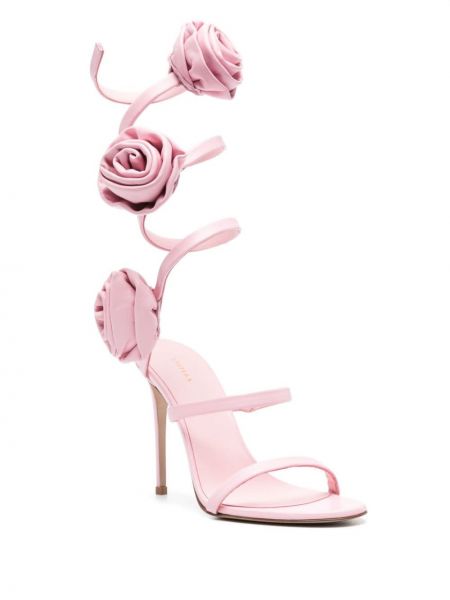 Sandales avec applique Le Silla rose