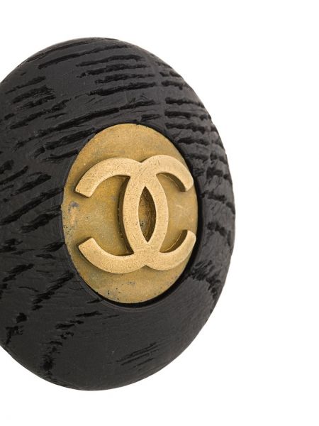 Kolczyki na guziki oversize Chanel Pre-owned