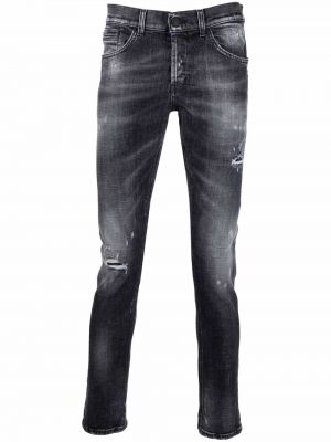 Skinny fit-jeans Dondup svart