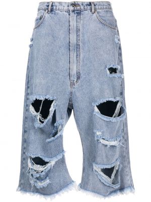 Obrabljene kratke jeans hlače Natasha Zinko