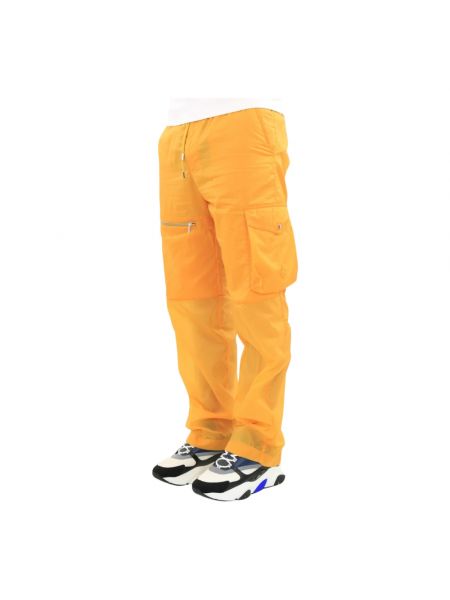 Pantalones slim fit Moncler amarillo