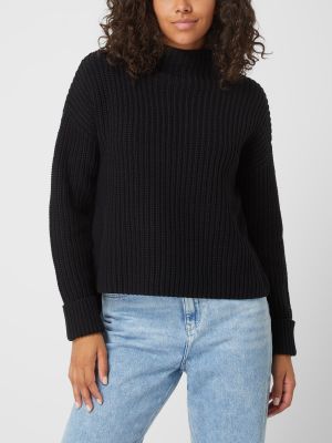 Sweter ze stójką Selected Femme czarny