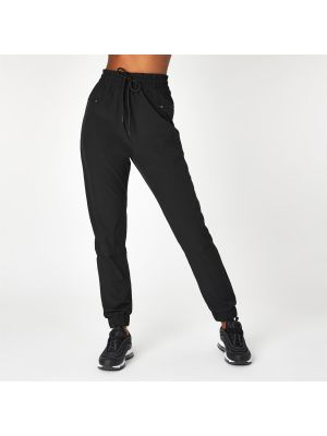 Плетени панталони jogger Everlast черно