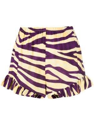 Kratke hlače s potiskom z zebra vzorcem Roseanna