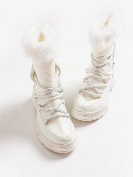 Zimní kotníkové boty Luvishoes bílé
