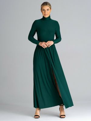 Длинное платье Figl зеленое