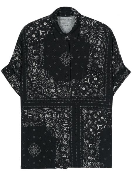 Košeľa s potlačou s paisley vzorom Majestic Filatures