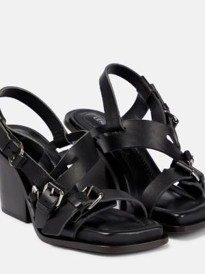 Kožené sandále Lemaire čierna