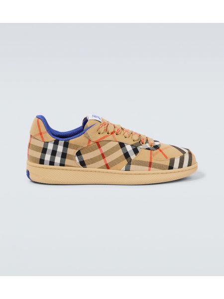 Ekoseli sneaker Burberry bej