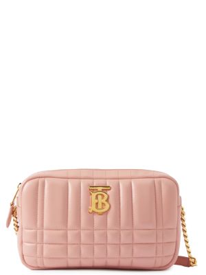 Розовая сумка через плечо Burberry