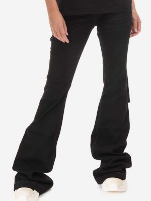 Pantaloni cu talie înaltă Rick Owens negru