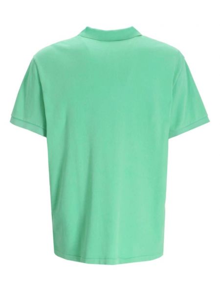 Kokvilnas polo krekls ar izšuvumiem Polo Ralph Lauren zaļš