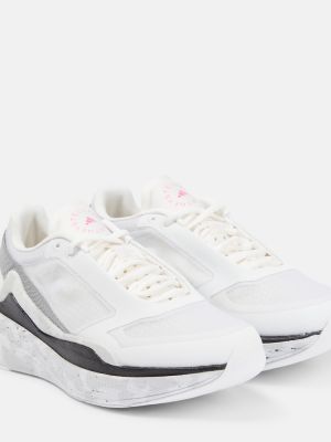 Sneakers από διχτυωτό Adidas By Stella Mccartney λευκό