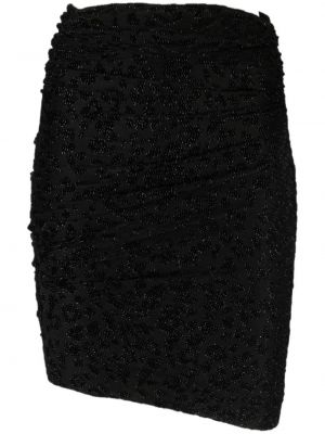 Leopardí mini sukně Iro černé