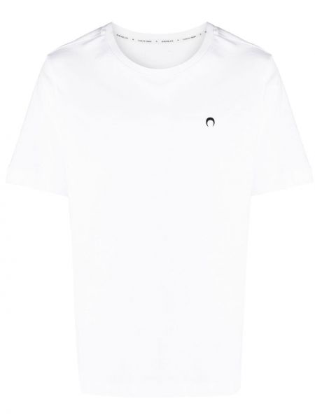 Тениска бродирана Marine Serre бяло