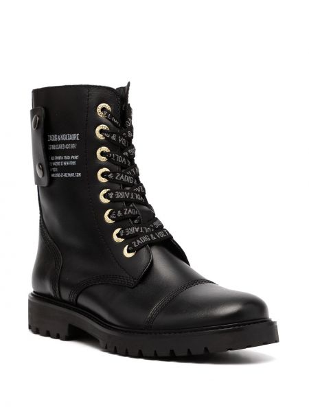 Ankle boots sznurowane koronkowe Zadig&voltaire czarne