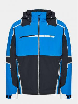 Priliehavá lyžiarska bunda Spyder modrá