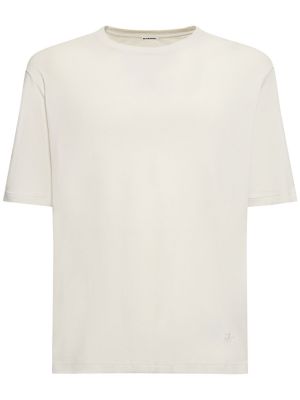Βαμβακερή μπλούζα Jil Sander