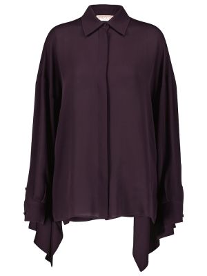 Šilkinė marškiniai Valentino violetinė