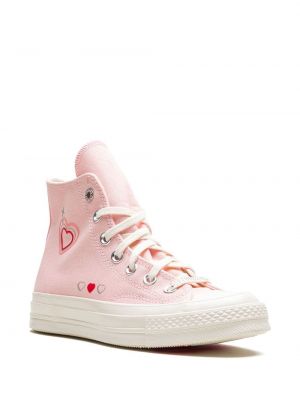Herzmuster sneaker Converse pink